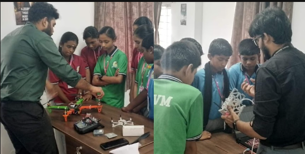 Drones & Cubesat boot camp for school students